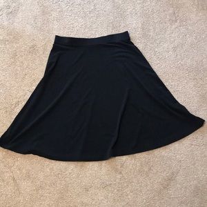 George knee length black skirt